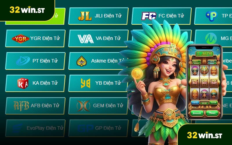 Các nhà phát hành hợp tác với nổ hũ 32Win 