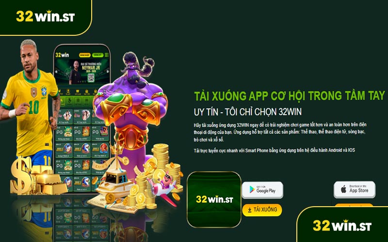 Quy trình chi tiết các bước tải app 32win